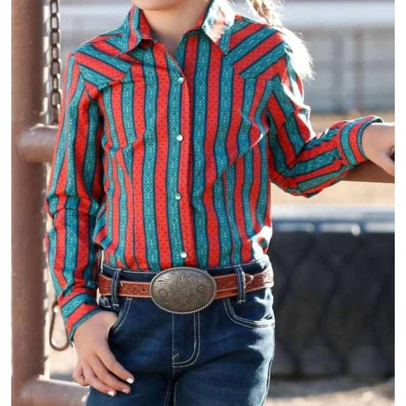 Cinch - Womens Long Sleeve Stripe 10/18 Shirt main image 1